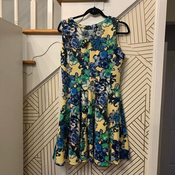 Gabby Skye Printed Sleeveless Dress - Picture 1 of 6